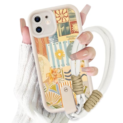 Xylota Coque avec Cordon pour iPhone 11, Aesthetic Fleur... - High-Tech & Électronique Amazon France à 5.99€