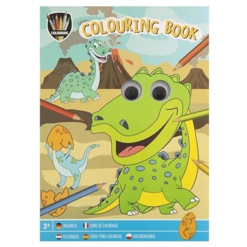 Kolorowanka ruchome oczy. Dino - Jouets & Jeux Amazon Royaume-Uni à 0.54€