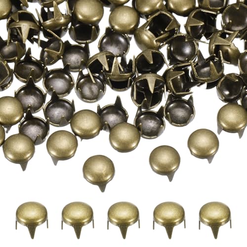 PATIKIL 6mm Round Dome Rivet, 180 Pcs Metal 4 Claw Spike... - Maison & Cuisine en promo à 6.39€