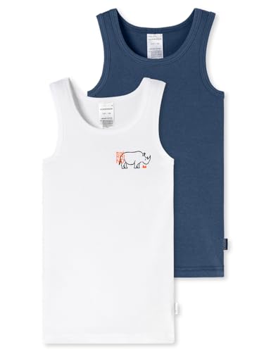 Schiesser Jungen 2 Pack Unterhemd Feinripp Bio Baumwolle... - Amazon Allemagne à 9.95€