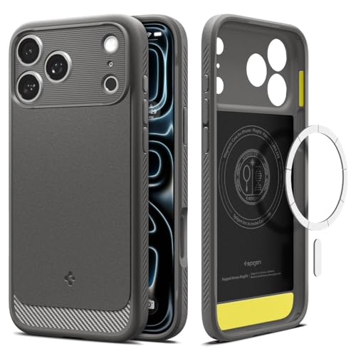 Spigen Coque pour iPhone 17 Pro, Rugged Armor MagFit... en promo sur Amazon