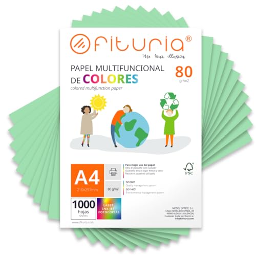 Fogli Colorati, Pacco 1000 Fogli A4 80gr – Carta Colore... - Maison & Cuisine Amazon Italie à 38.70€