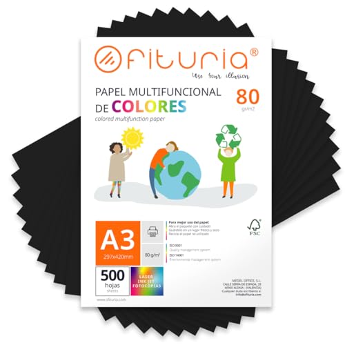 Folios de Colores, Pack 500 Hojas A3 80gr – Papel de... - Nouvelle promo Amazon à 48.47€