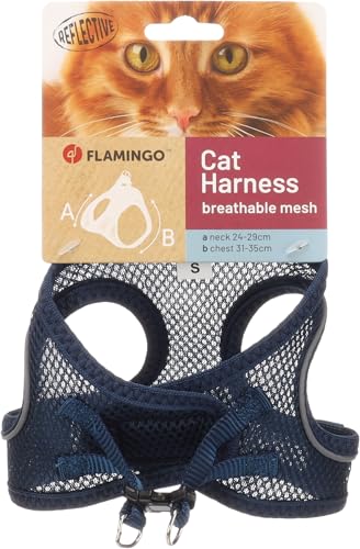 Flamingo Katze Geschirr Step&Go Berta Dunkelblau S 24-29cm... - Deal du jour à 6.20€