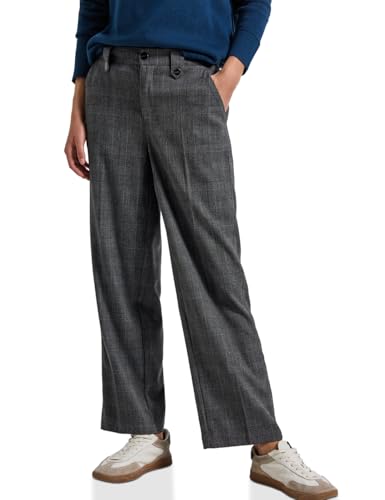 Street One Karierte Straight Leg Hose Black 44 - Jardin & Extérieur en promo à 45.46€