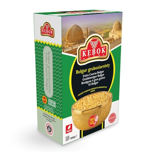 KEBOK Bulgur grueso, grano extra grueso, vegano, 1000 g - Épicerie Amazon Espagne à 2.67€