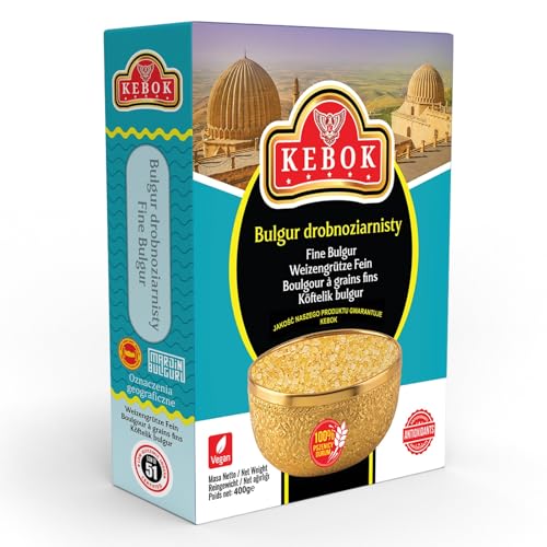 KEBOK Bulgur Fino, Grañones de Trigo, 1000 g, Vegano - Épicerie Amazon Espagne à 2.67€