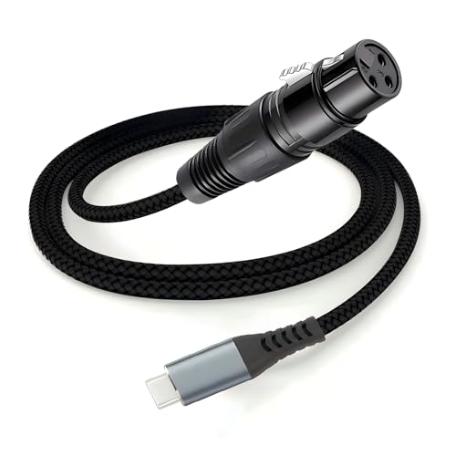 VOXYNK Câble audio USB C vers XLR pour microphone pour... - Nouvelle promo Amazon à 12.64€