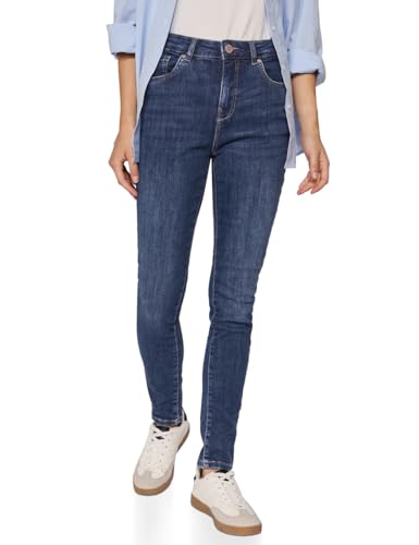 Street One Studio Jean Coupe Skinny Bleu foncé délavé 25 - Sports & Fitness en promo à 29.05€