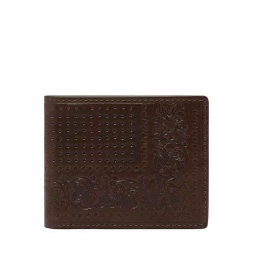 Fossil Derrick Marrón Billetera vertical de piel para Hombre - Amazon Espagne à 16.64€
