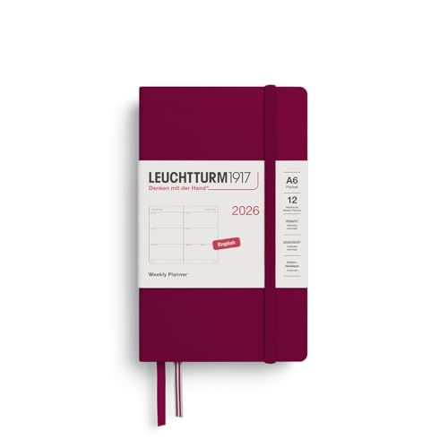 LEUCHTTURM1917 372724 Agenda settimanale Pocket (A6) 2026... - Erreur de prix -76% à 25.05€