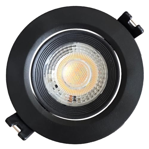 Europalamp Spot LED Encastrable Orientable 5W Noir –... en promo à 2,50€ (-75%) sur Amazon FR