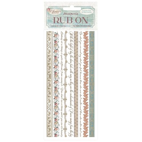 Stamperia - Rub-on pour le scrapbooking, les albums, la... - Sports & Fitness Amazon France à 5.97€