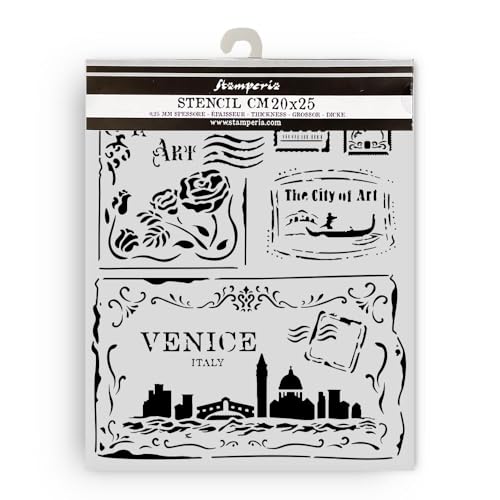 Stamperia - Thick Stencils for Scrapbooks, Albums, Cards... - Maison & Cuisine Amazon Allemagne à 3.67€