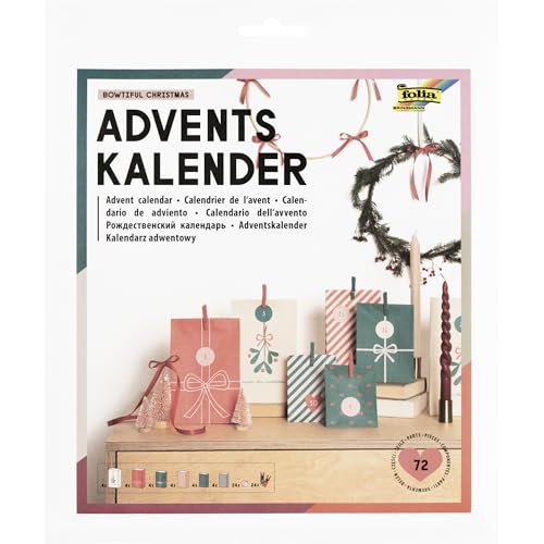 folia 9399 - Adventskalender BOWTIFUL CHRISTMAS... - Bricolage & Outils Amazon Allemagne à 5.44€
