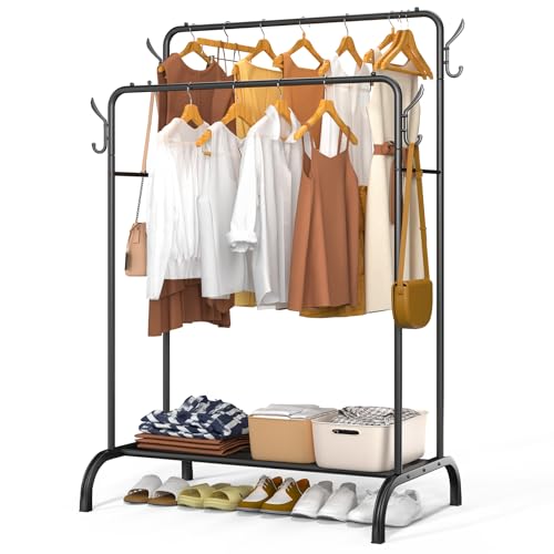VOUNOT® Kleiderständer, Kleiderstange Doppelt... - Maison & Cuisine Amazon Allemagne à 19.99€