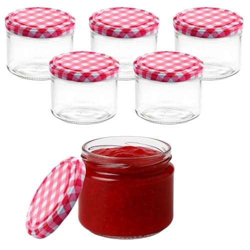 Devitre Set di 6 barattoli per marmellata, 330 ml, con... - Amazon Italie à 8.31€
