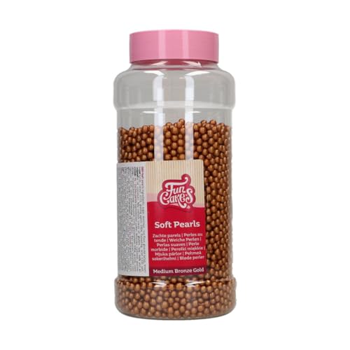 FunCakes Soft Pearls Medium Bronze Gold: Cake Sprinkles... - Amazon Royaume-Uni à 4.45€
