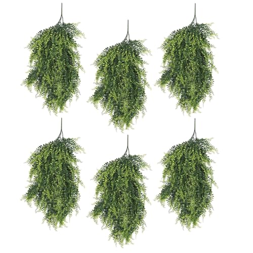 Leaf Artificial Hanging Plants Multipacks Fire Resistant UV... - Garden & Outdoor Amazon UK à 32.12€