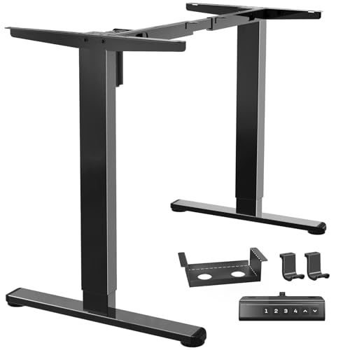 Marsail Height-Adjustable Standing Desk Frame, Electric... - Maison & Cuisine en promo à 43.99€