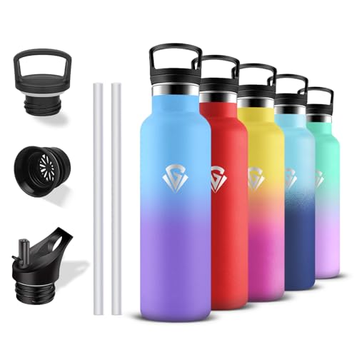 Grsta Botella Agua Acero Inoxidable, Botella Termica 500ml... - Sports & Fitness Amazon Espagne à 12.15€