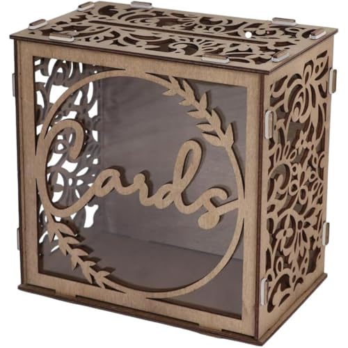 Luxylei Wooden Wedding Card Box for Reception, Rustic Gift... - Auto & Moto Amazon Royaume-Uni à 4.99€
