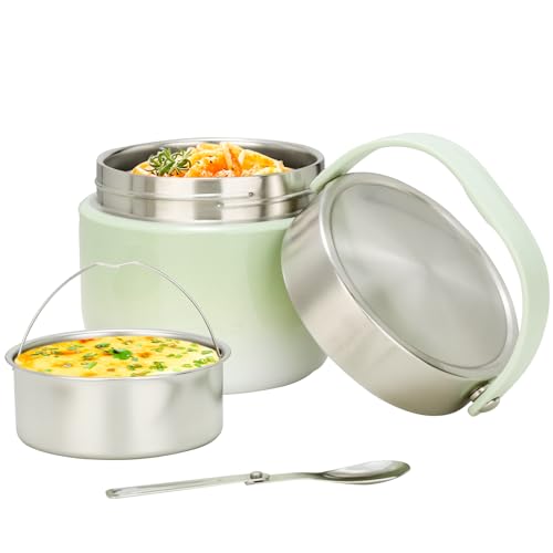 VINATO Porta Pranzo Termico 1.2L Lunch Box Termico Bento... - Nouvelle promo Amazon à 17.72€