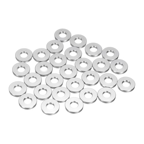 sourcing map 30 Pcs Aluminum Flat Washer, M5x12x2mm Round... - Maison & Cuisine en promo à 7.79€