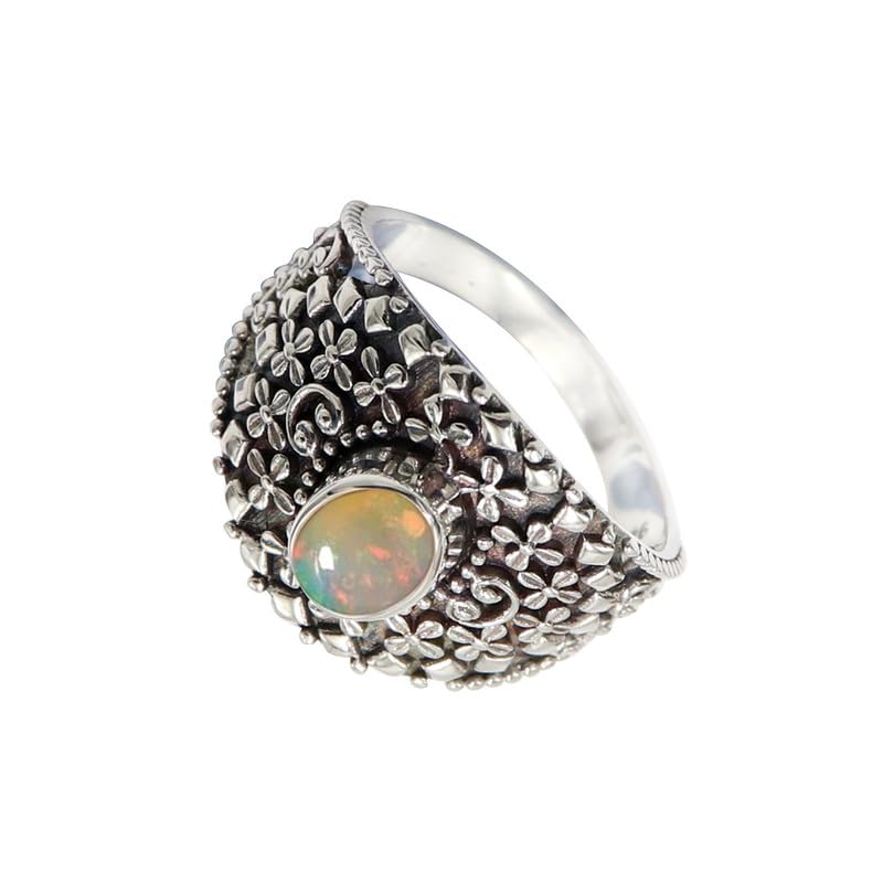 SILVERTROVE Opal (Labor) Edelstein Ring silberplattiert für... - Maison & Cuisine Amazon Allemagne à 32.63€