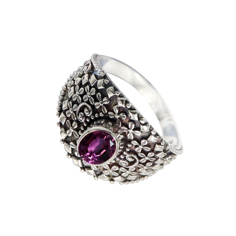 SILVERTROVE Rhodolith (Labor) Edelstein Ring... - Maison & Cuisine Amazon Allemagne à 32.63€