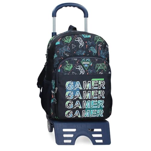 Movom Game Over Zaino scuola con carrello nero 30x38x12 cm... - Toys & Games Amazon Italy à 17.61€