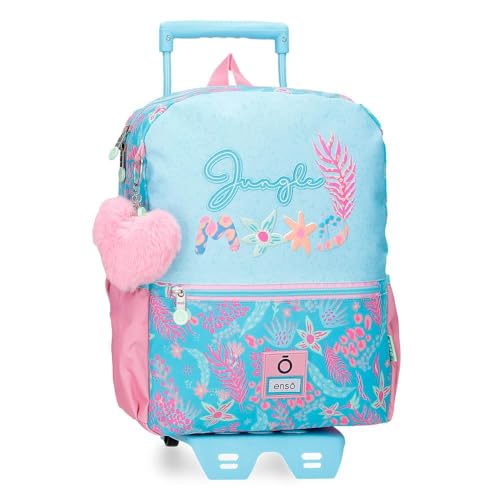Enso Jungle Mood Mochila Casual Azul 27x33x11 cms Poliéster - Amazon Espagne à 11.82€