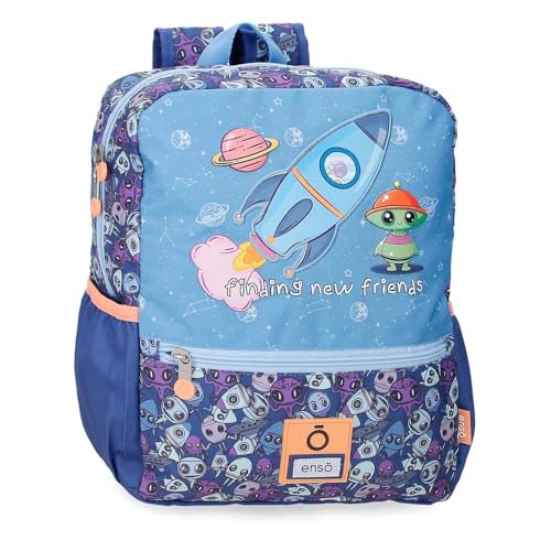 Enso New Friends Mochila Casual Azul 27x33x11 cms Poliester - Amazon Espagne à 9.85€