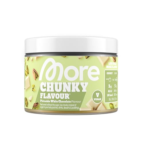 MORE Chunky Flavour, Pistachio White Chocolate, 150 g... - Tech & Electronics Amazon Germany à 9.49€
