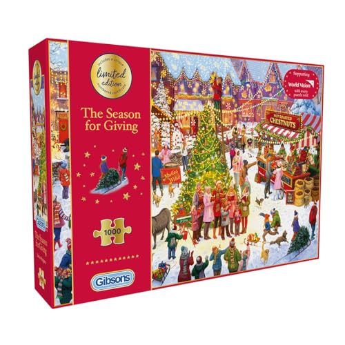 Gibsons The Season for Giving 1000 Piece Limited Edition... - Bricolage & Outils Amazon Royaume-Uni à 6.00€