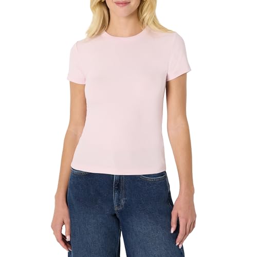 Amazon Essentials Camiseta de Manga Corta con Acanalado... - Amazon Espagne à 8.40€