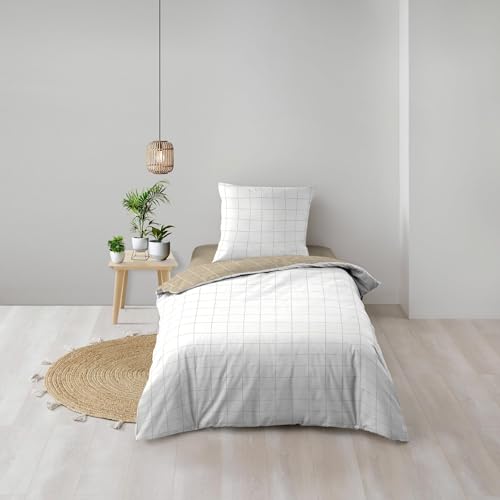 Douceur d'Intérieur, Parure de Lit 2 Pièces (140 x 200 cm)... - Home & Kitchen Amazon France à 16.80€