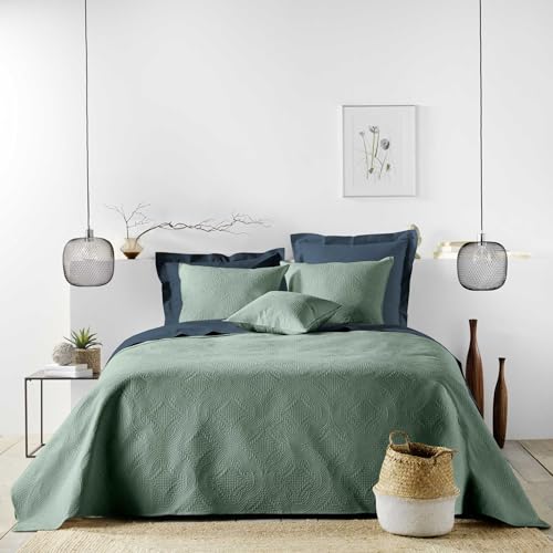 Douceur d'Intérieur, Gesteppte Tagesdecke (240 x 260 cm)... - Maison & Cuisine Amazon Allemagne à 18.41€