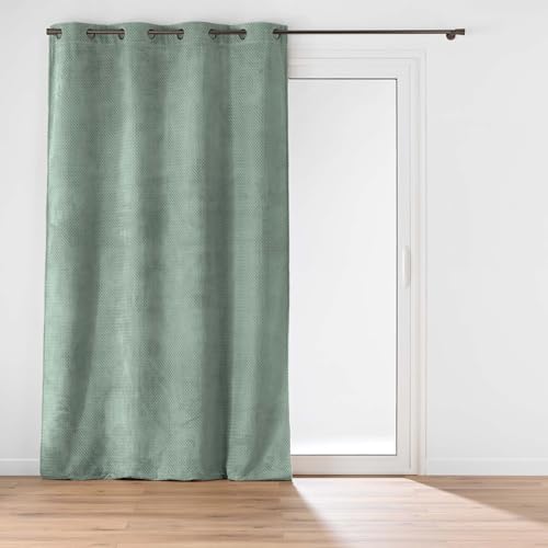 Douceur d'Intérieur, Rideau à Oeillets (140 x 240 cm)... - Maison & Cuisine Amazon France à 17.39€