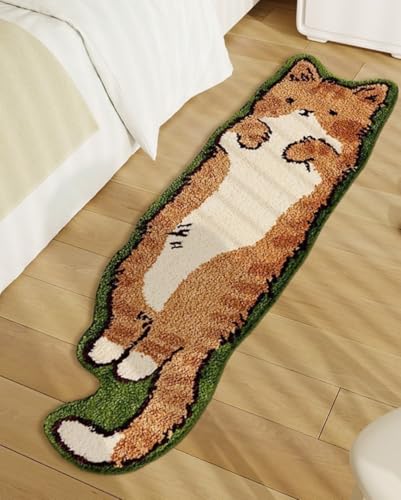 BLOSSOMLIFE Tapis touffeté irrégulier en forme de chat pour... - Maison & Cuisine Amazon France à 9.99€