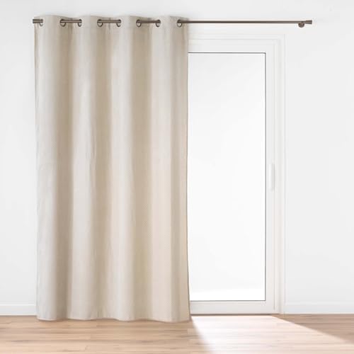 Douceur d'Intérieur, Rideau à Oeillets (140 x 260 cm) Java... - Maison & Cuisine Amazon France à 15.76€