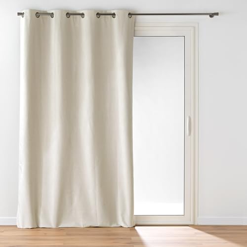 Douceur d'Intérieur, Rideau à Oeillets (140 x 260 cm)... - Maison & Cuisine Amazon France à 18.00€