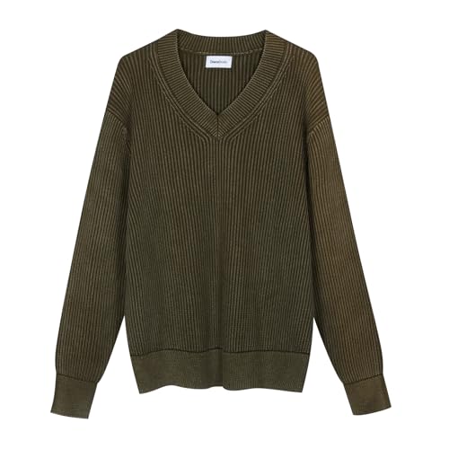 Diana Studio - Maglione Scollo V trattato a Mano in 100%... - Maison & Cuisine Amazon Italie à 35.05€