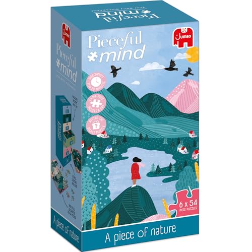 Jumbo Puzzle PIECEFUL Mind - A Piece of Nature - 7 Puzzles... - Jouets & Jeux Amazon France à 10.50€