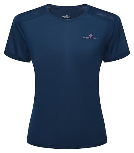 Ronhill Running, Wmn's Tech S/S Tee, Dark Navy/Dusty Tulip... - Sports & Fitness en promo à 20.00€