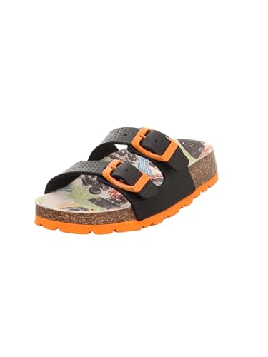 Superfit Jungen FUSSBETTPANTOFFEL Schwarz/Orange 0080 - Maison & Cuisine en promo à 23.91€