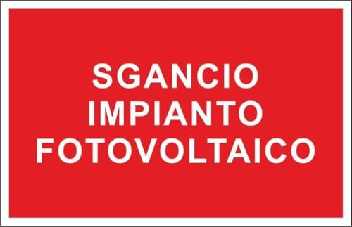 M-ITALY CARTELLO SEGNALETICO - SGANCIO IMPIANTO... - Maison & Cuisine Amazon Italie à 9.99€