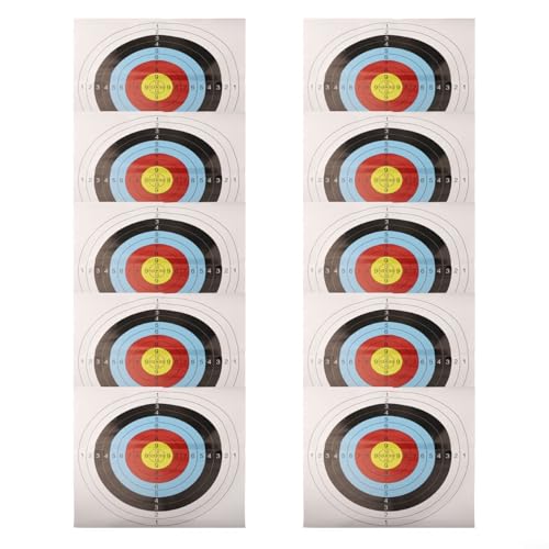 ZMdooreasy Set of 10 Lightweight Paper Face Targets for... - Sports & Fitness Amazon Royaume-Uni à 10.07€