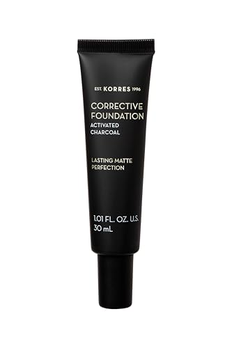 KORRES Carbon Concealer Foundation SPF15 Teint 3, 30 ml - Beauté & Parfums en promo à 19.09€