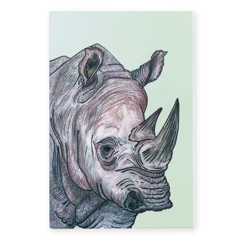 Art of Arora 2934 Rhino Ceramic Tile Picture Plaque Wall... - High-Tech & Électronique Amazon Royaume-Uni à 7.58€